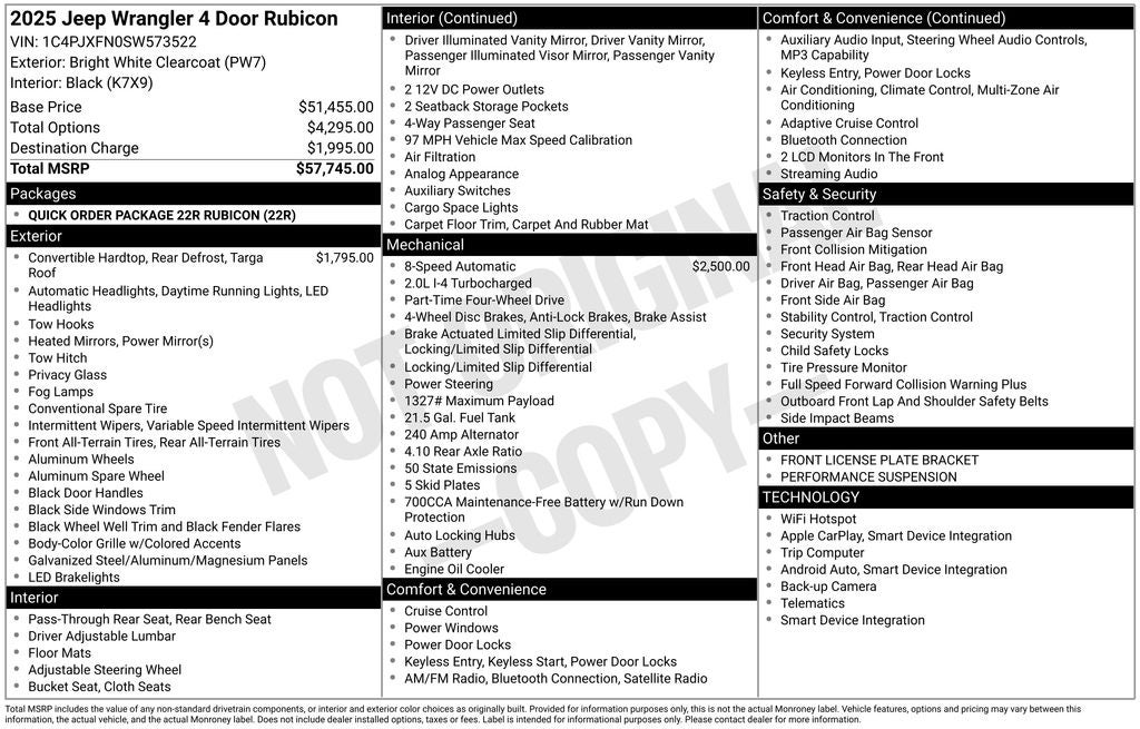 jeep wrangler 4-door 2025 1C4PJXFN0SW573522 image jeep wrangler 4-door 2025 1C4PJXFN0SW573522 image